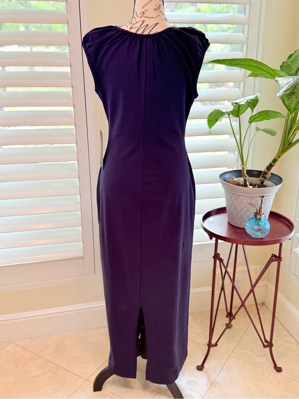 Tuckernuck Pomander Place Royal Blue Sleeveless Maxi Dress Size S NWT - Picture 3 of 8